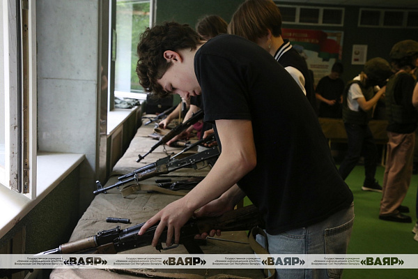 Cбор по допризывной подготовка с учащимися 10-х классов