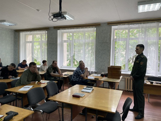 Занятие с руководителями по военно-патриотическому воспитанию