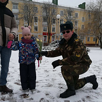 Цветы и искренние поздравления 