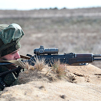  Завершилось двухстороннее ротное тактическое учение с боевой стрельбой подразделений 38 одшбр