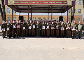 В 86 брс состоялось торжественное мероприятие по случаю увольняемых в запас военнослужащих