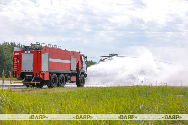Годовой праздник управления противопожарной защиты и аварийно-спасательных работ Вооружённых Сил