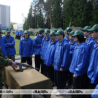 Торжественное открытие учебно-полевых сборов на базе 2 ибр