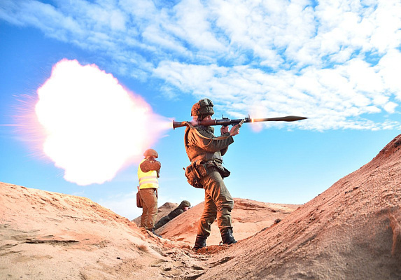  Завершилось двухстороннее ротное тактическое учение с боевой стрельбой подразделений 38 одшбр