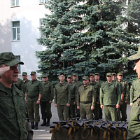 В рамках мобилизационного учения военнообязанные присягнули на верность Республике Беларусь