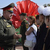 Курсанты военно-транспортного факультета в БелГУТ приняли Военную присягу