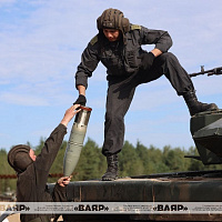 Контрольные стрельбы танкистов 6 омбр