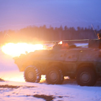 Тактическое учение с гвардейцами