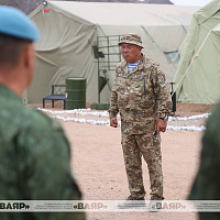 Контингент сил специальных операций Вооружённых Сил Беларуси совершил марш и прибыл  на учебный полигон «Коктал»