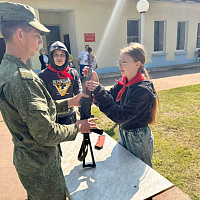 Закрытие смены военно-патриотического лагеря «Зубр»