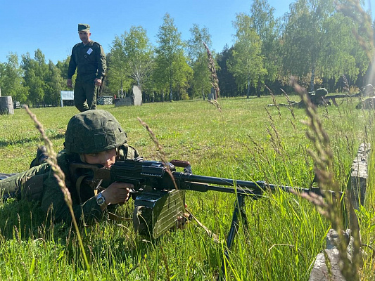 Занятие с гвардейцами