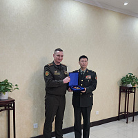 Визит начальника управления службы войск Вооруженных Сил Республики Беларусь в Китай