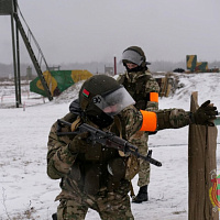 Иностранные журналисты посетили полигон «Белая Лужа»