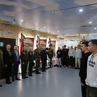 Сегодня в 86-й  бригаде связи прошел День призывника