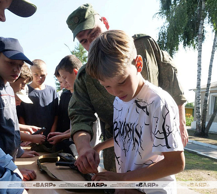 Продолжает работу военно-патриотический лагерь «Прибужье»