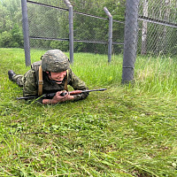 На полигоне Лосвидо прошло комплексное занятие с военнослужащими батальона нового пополнения