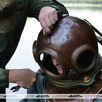 Сбор водолазных подразделений инженерных войск Вооружённых Сил