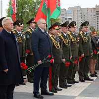 В Борисове состоялся торжественный митинг, посвящённый Дню Великой Победы