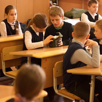 Курсанты Военной академии провели со школьниками занятие по гражданской обороне