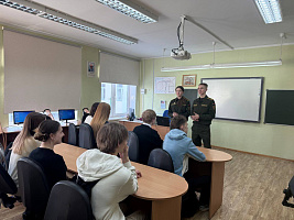 Курсанты военно-технического факультета в БНТУ провели профориентационную работу
