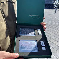 В музей Государственного мемориального комплекса «Хатынь переданы документальные фильмы телекомпании «ВоенТВ»