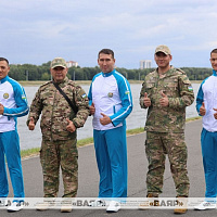 Продолжается открытый чемпионат Вооружённых Сил по военно-прикладному парашютному многоборью