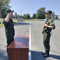 Курсанты военно-транспортного факультета в БелГУТ готовятся к принятию Военной присяги