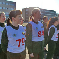 Контрольные занятия по физической подготовке в Гродненском гарнизоне	