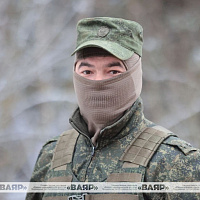 Подразделение одной из зенитных ракетных бригад участвует в тактическом учении