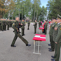 Военную присягу приняли