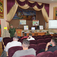 Плановые сборы с офицерами запаса в 127 брс