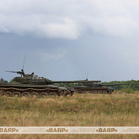 Полевой выход с одним из танковых подразделений 6-й отдельной гвардейской механизированной бригады