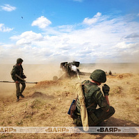 Продолжается полевой выход 111-й гвардейской артиллерийской бригады