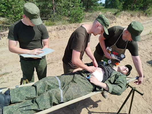 Тактико-специальное занятие «Помощь – 2024» с курсантами военно-медицинского института