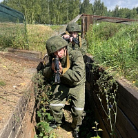 Занятия по инженерной и тактической подготовке с курсантами военно-транспортного факультета в БелГУТ