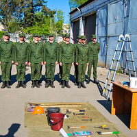 В Минской военной комендатуре прошел единый день безопасности военной службы