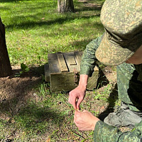 Занятия по сапёрному делу с выпускниками военных вузов прошли 557 ибр