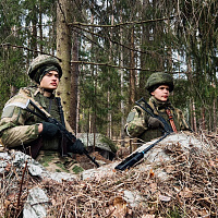 На Лепельском полигоне и участках местности Витебской области проходит тактико-специальное учение сил и средств разведки 120 омбр