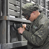 Перевод вооружения, военной и специальной техники на зимний период эксплуатации