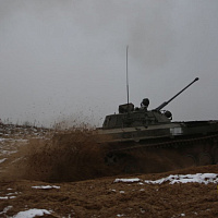 Гвардейцы выполнили упражнения стрельб из стрелкового оружия и БМП-2