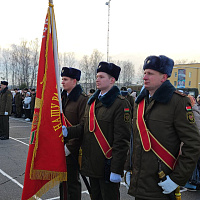 Принятие Военной присяги в Жодино