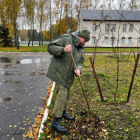 Военнослужащие Вооружённых Сил приняли активное участие в республиканском субботнике