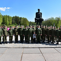 Армейские спортсмены отдали дань памяти и уважения всем погибшим в Хатыни