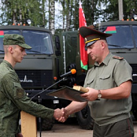 Торжественная церемония передачи техники