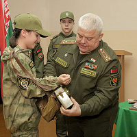 В Жлобине открылся военно-патриотический клуб «Рассвет»