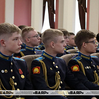 В МСВУ прошла церемония чествования участников парада войк, посвященного 80-летию освобождения Беларуси от немецко-фашистских захватчиков