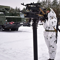 На одном из полигонов ВВС и войск ПВО прошло тактическое учение с подразделением зенитного ракетного полка