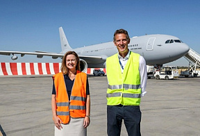 Компания Airbus передала НАТО два транспорта-заправщика A-330 MRTT