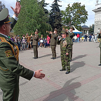 Праздничный концерт в Минске с участием военнослужащих