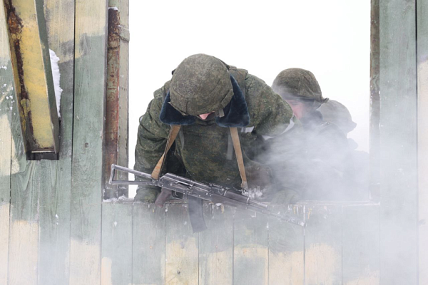 На полигоне Лосвидо завершилось комплексное контрольное занятие с военнослужащими 103 овдбр
